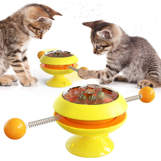 rotatable cat toy