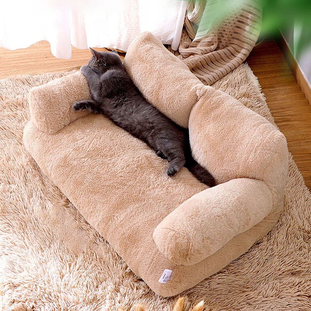 soft cat sofa bed